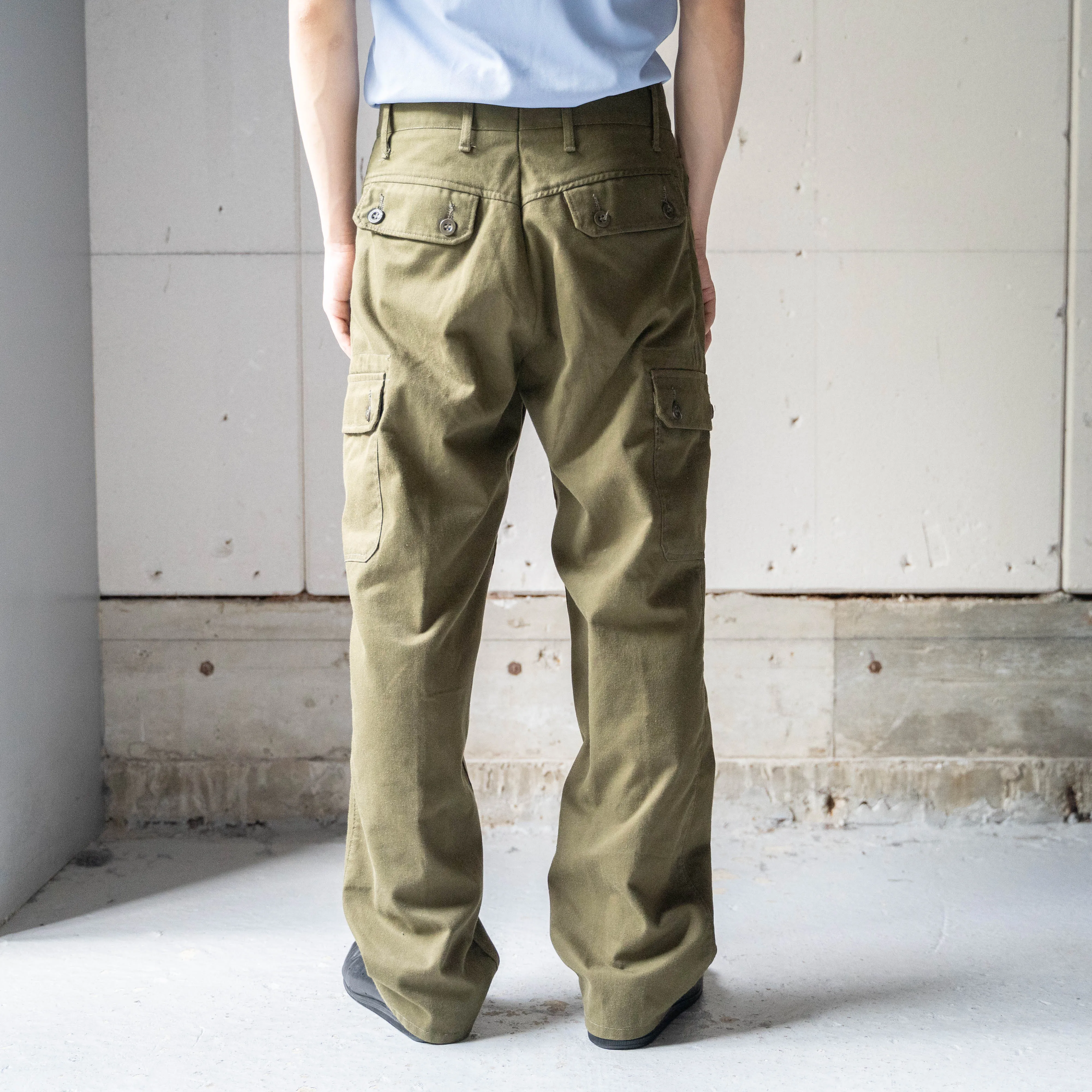 1990s Czech military M85 field cargo pants