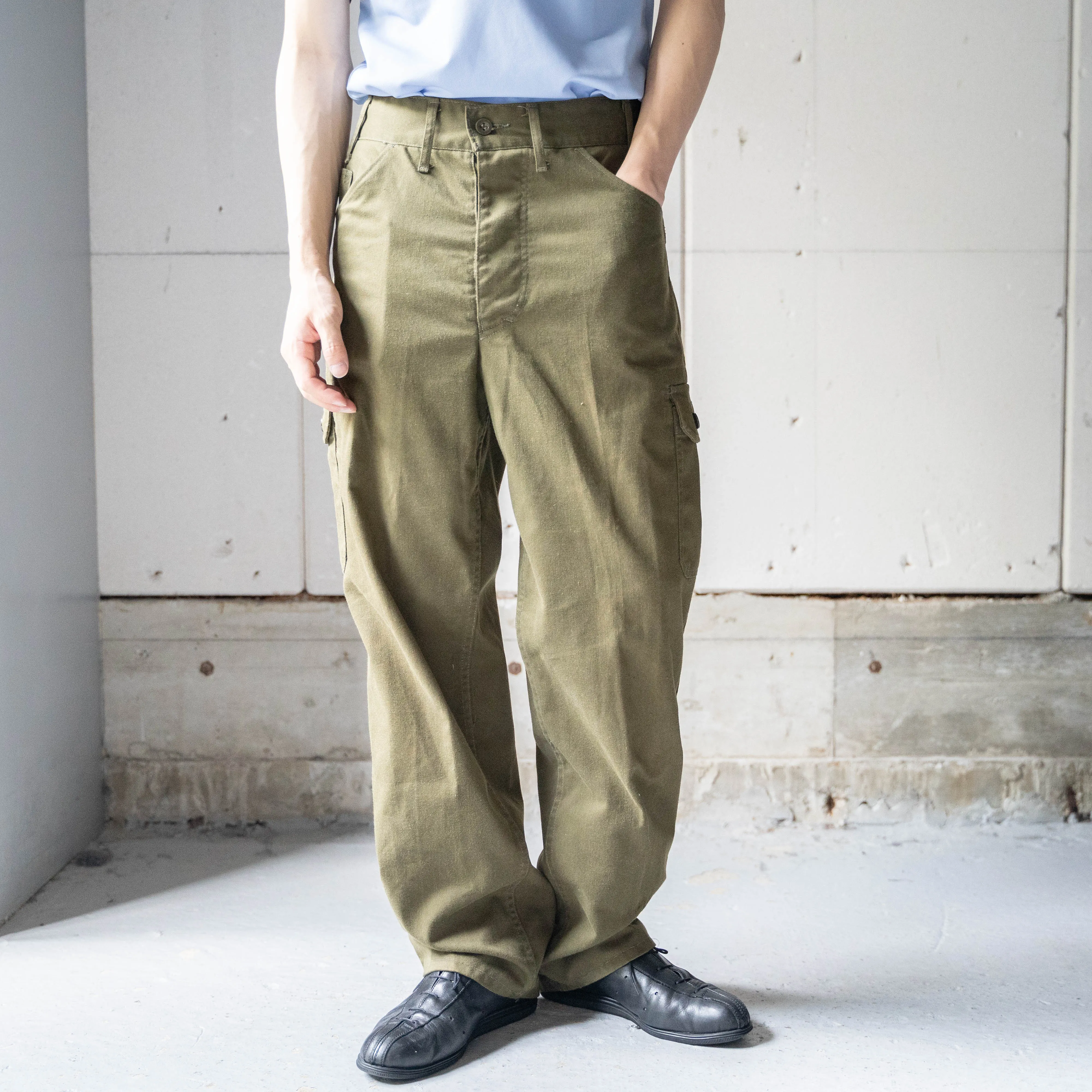 1990s Czech military M85 field cargo pants