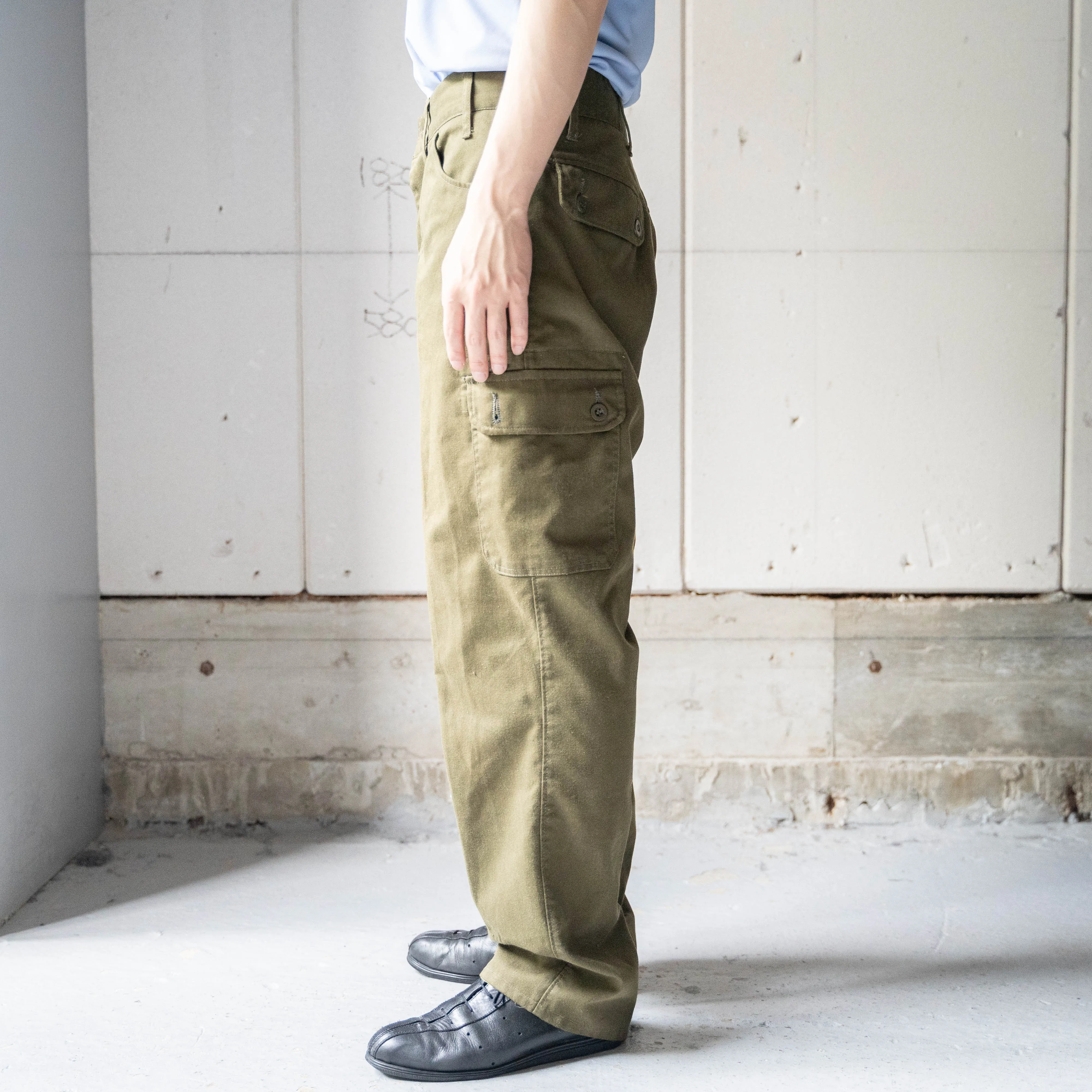 1990s Czech military M85 field cargo pants