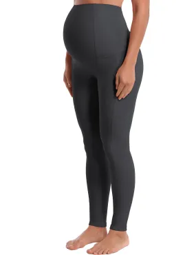 26 Side Pockets Maternity yogastudio Pants shadowcharcoal_yogastudio