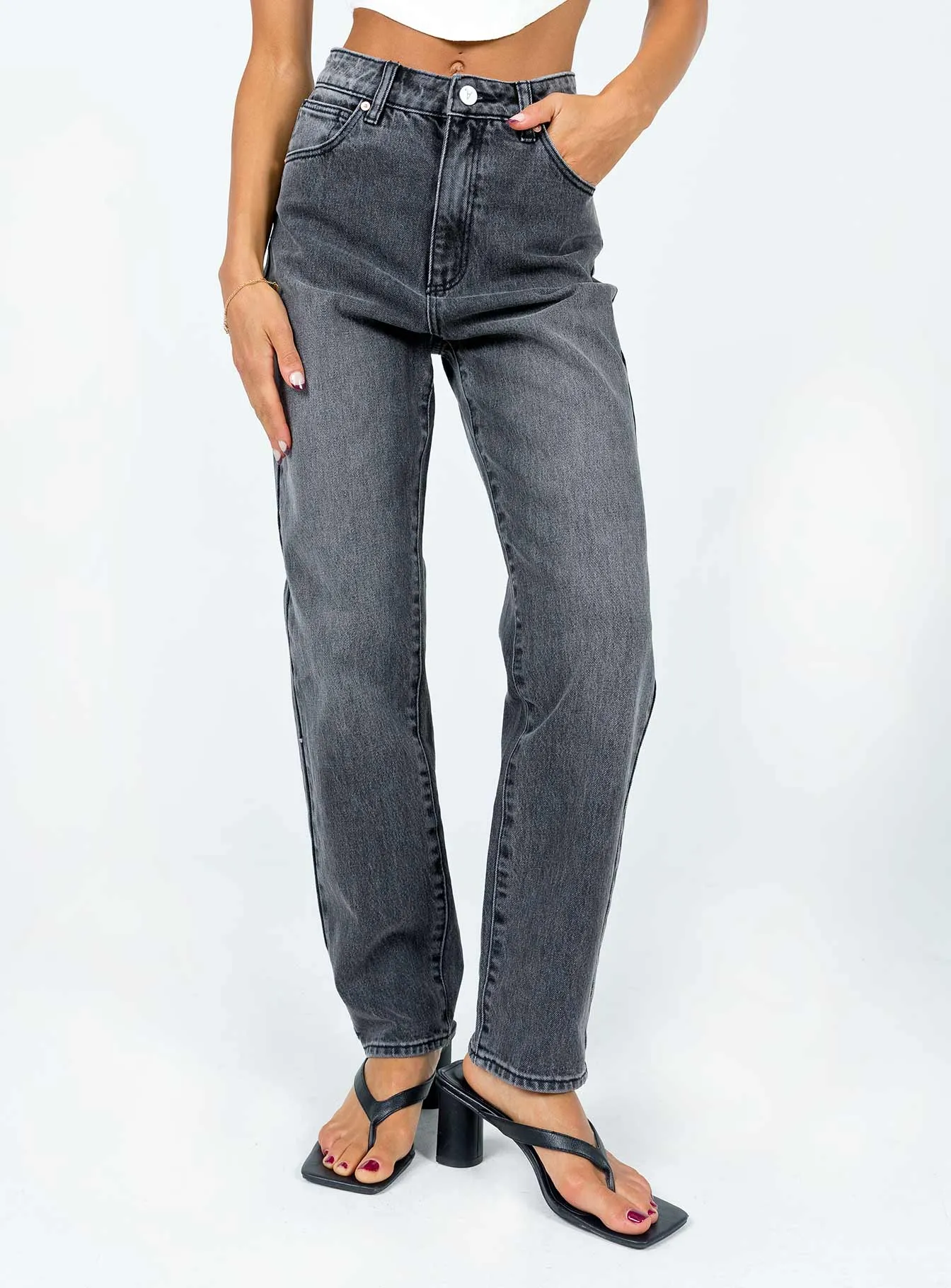 Abrand 94 High Slim Kiara Jeans Black