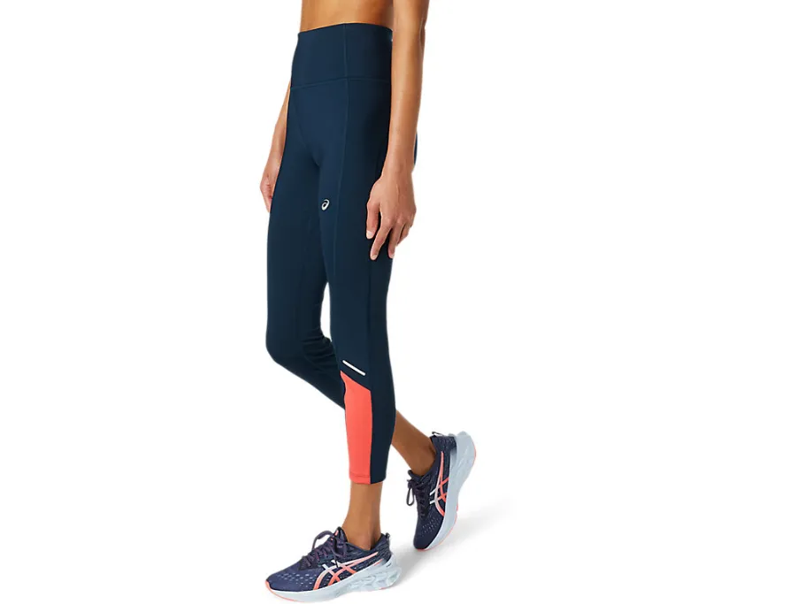 Asics women's tight-fitting sports trousers Tokyo Highwaist Tight 2012A795 404 blue