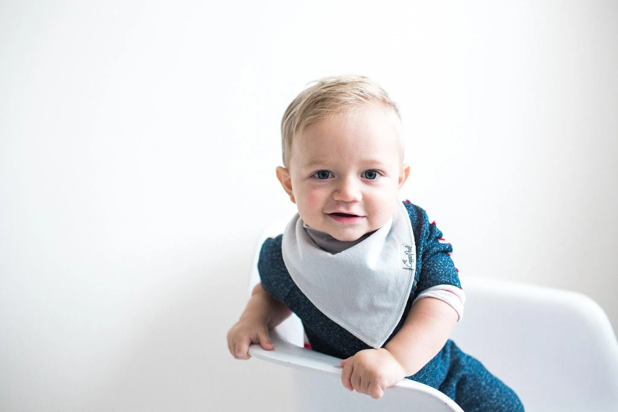 Baby Bandana Bibs - Grey Basics