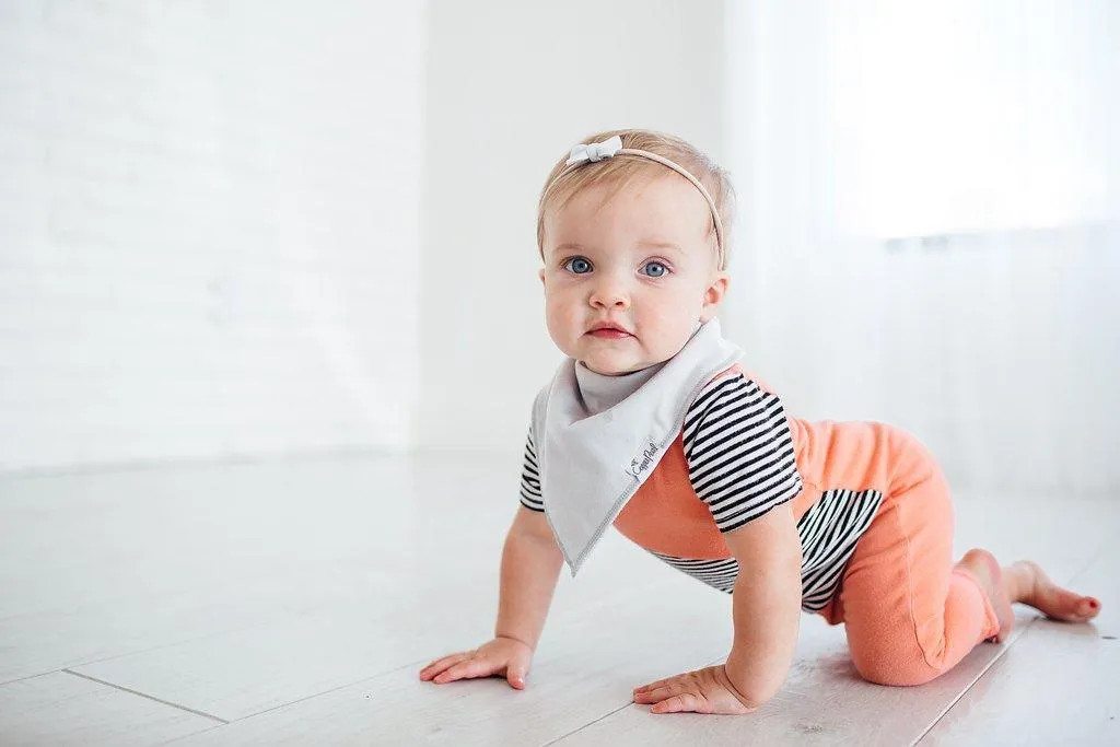 Baby Bandana Bibs - Grey Basics