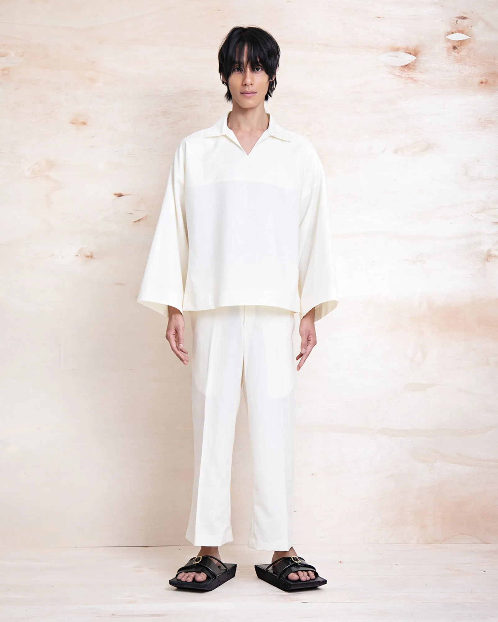 Baju Melayu Teluk Kepak (Cream)