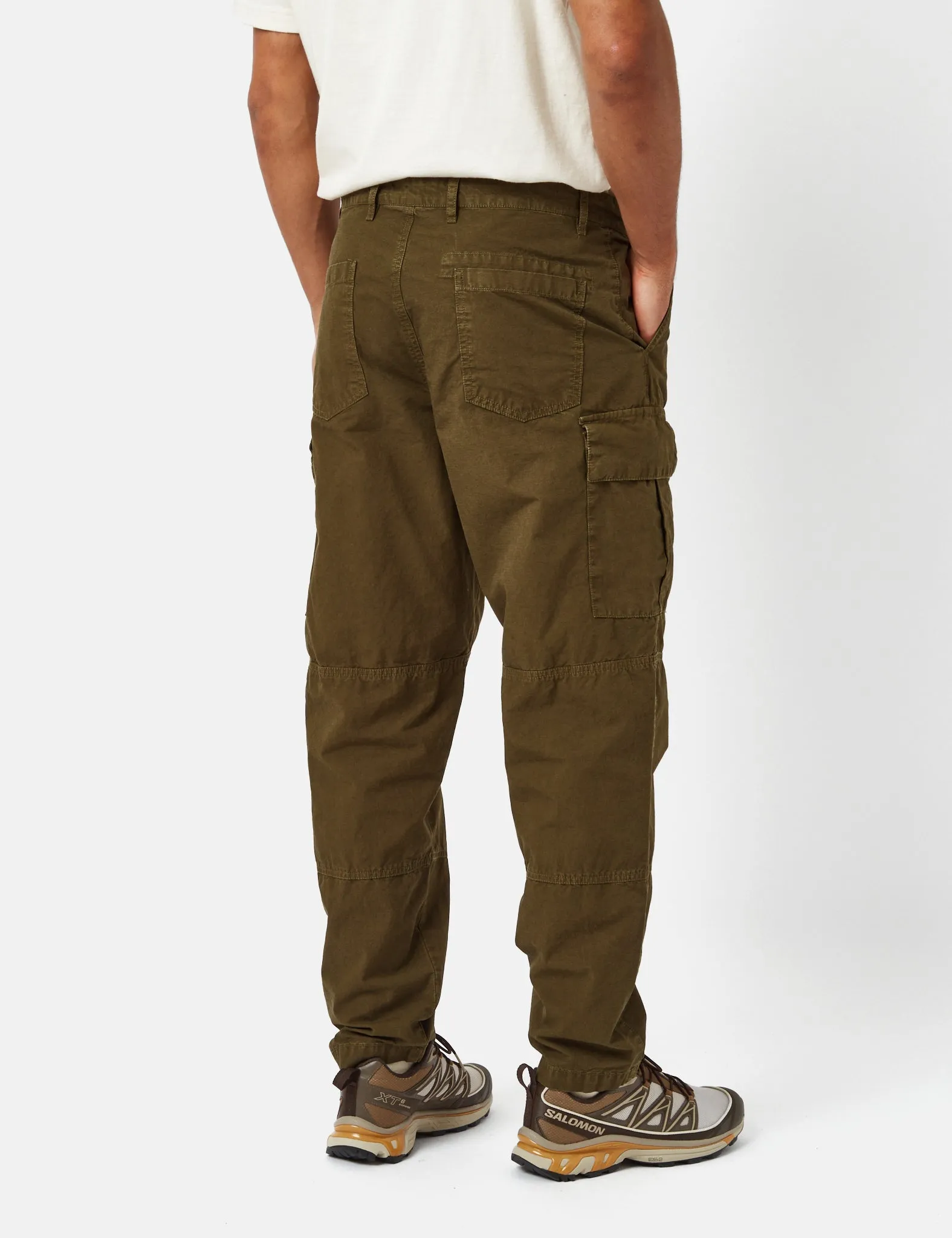 Barbour Essential Ripstop Cargo Trousers (Regular) - Ivy Green