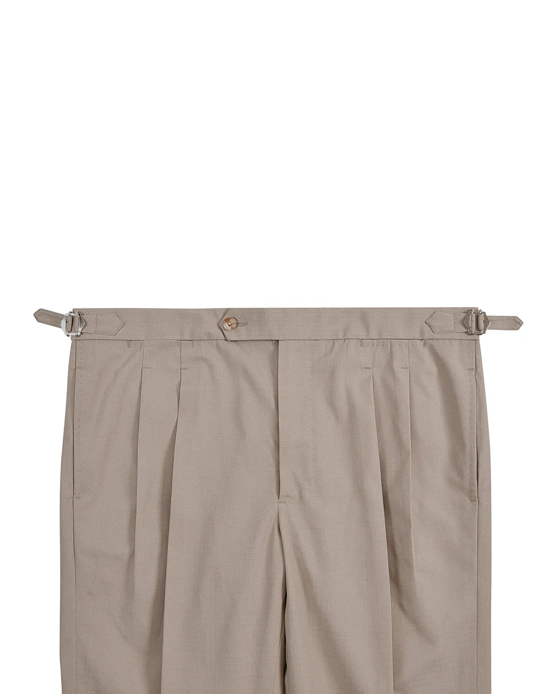 Beige Ripstop Dress Pant