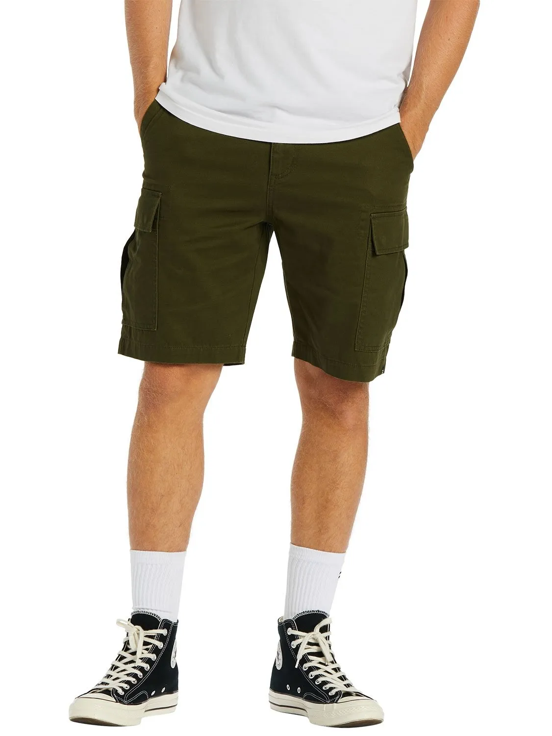 Billabong Men's Combat Cargo Walkshorts Green