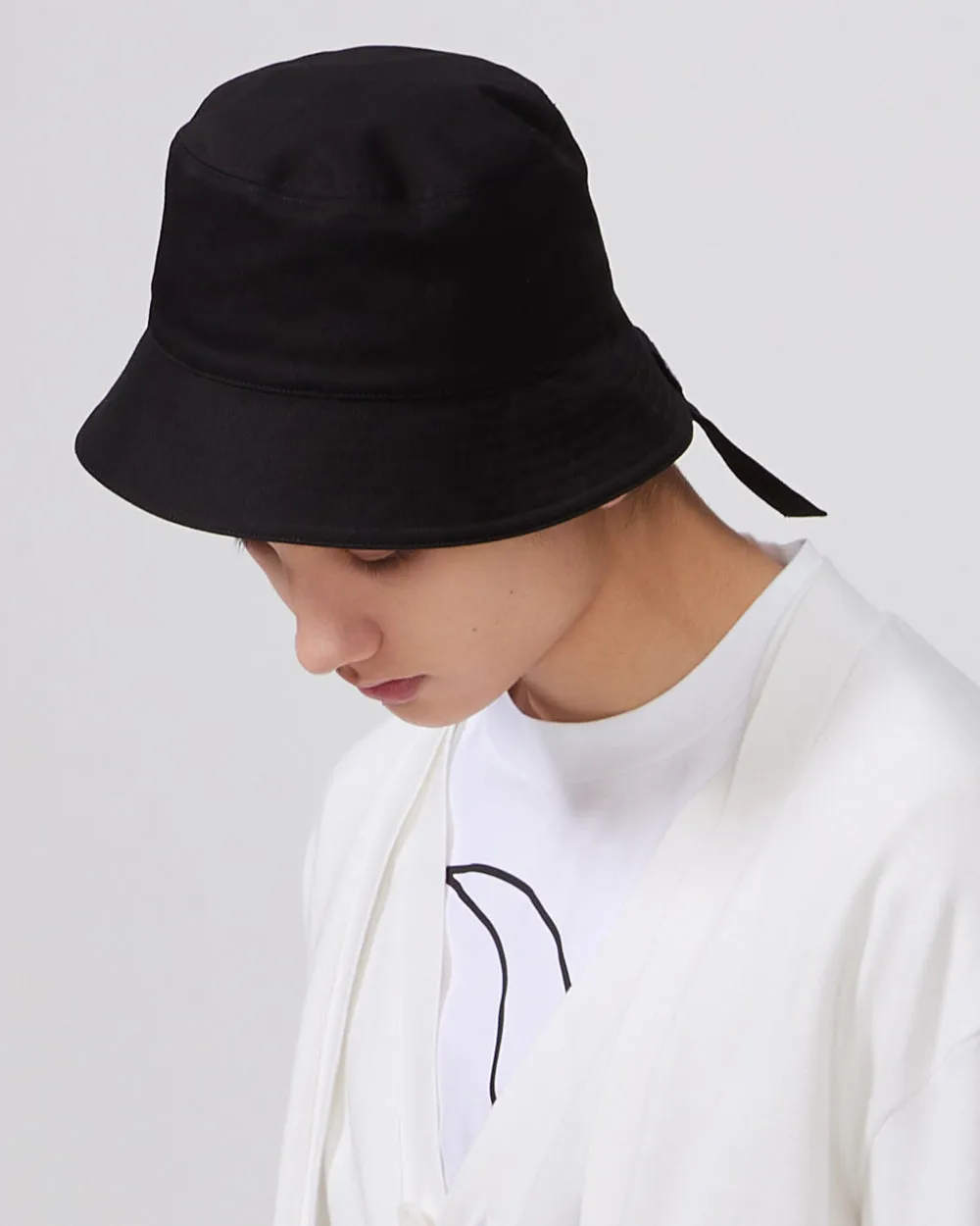 Black Logo Bucket Hat