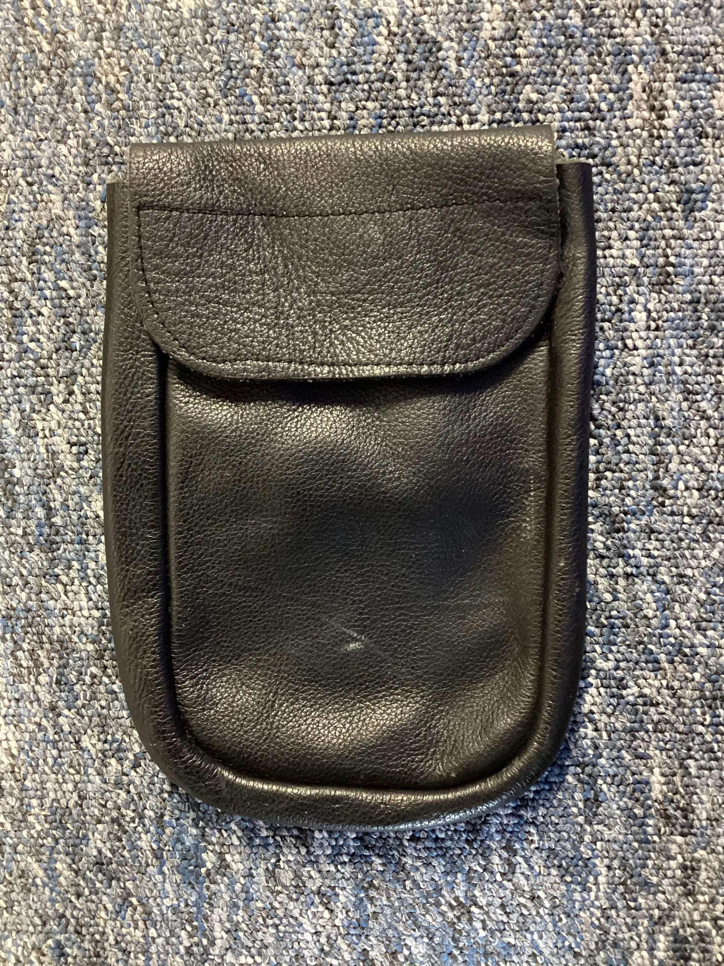 Black Notebook Pouch Leather, 8ins x 5ins (Used - Grade A)