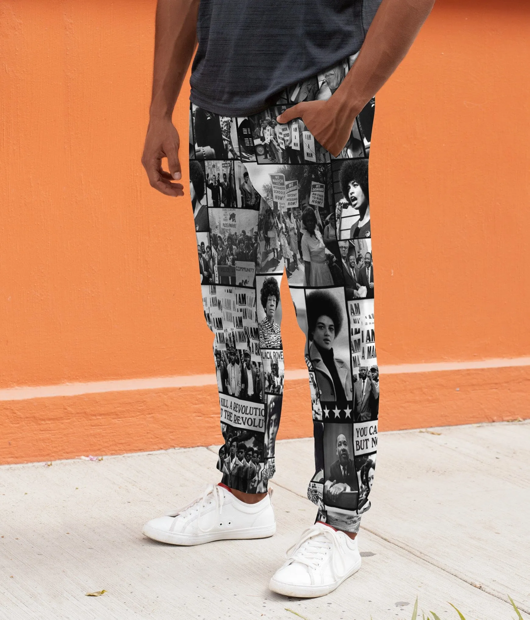 Black Power Images Joggers