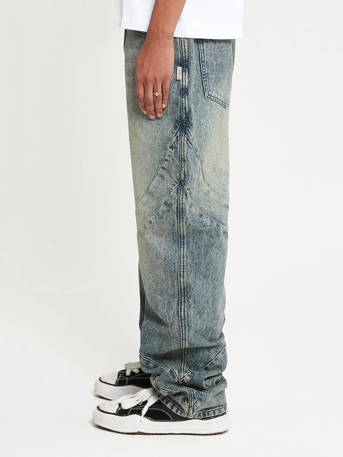 BLEACHED DENIM - BLUE