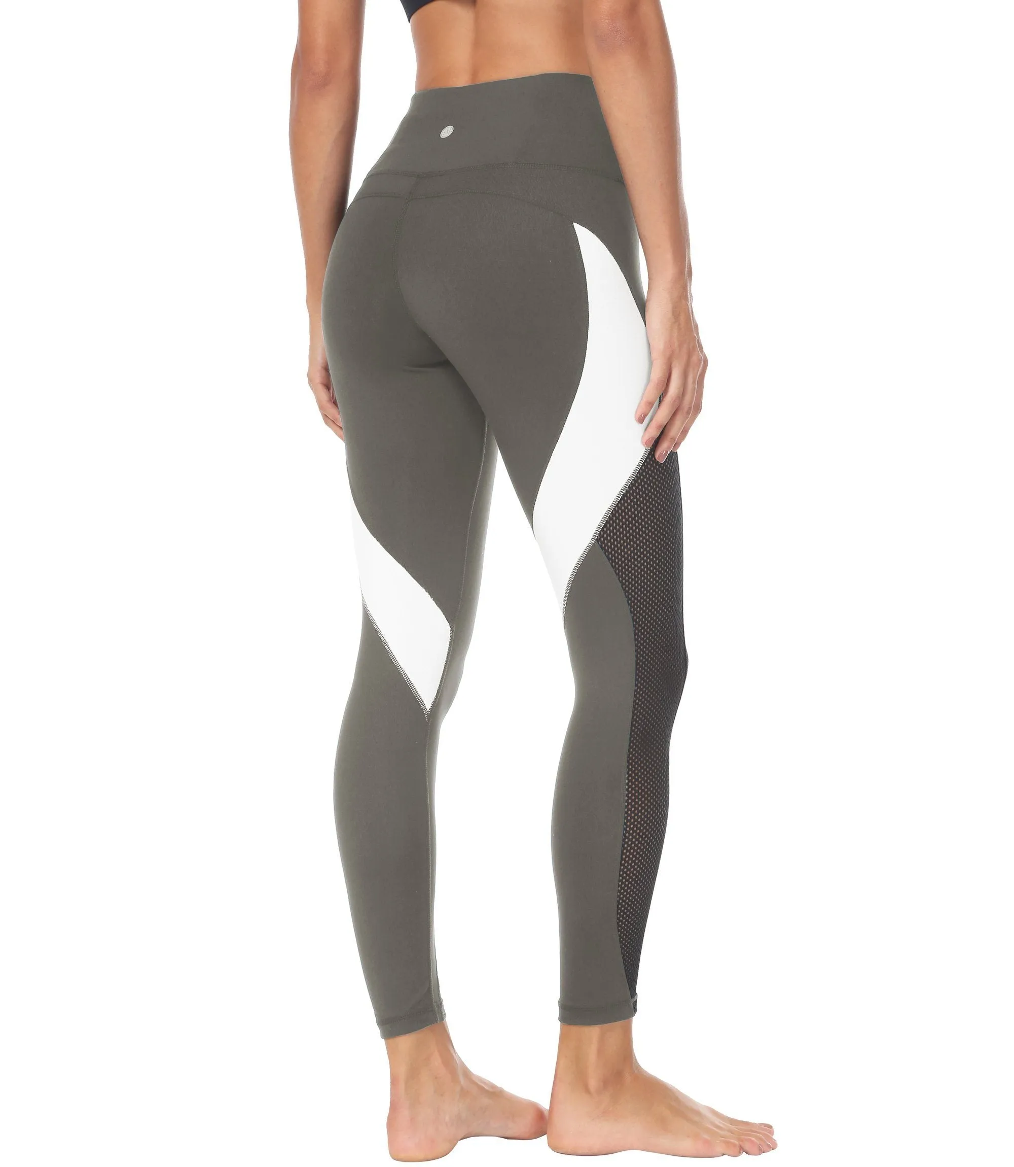 Blocking Mesh Color Leggings