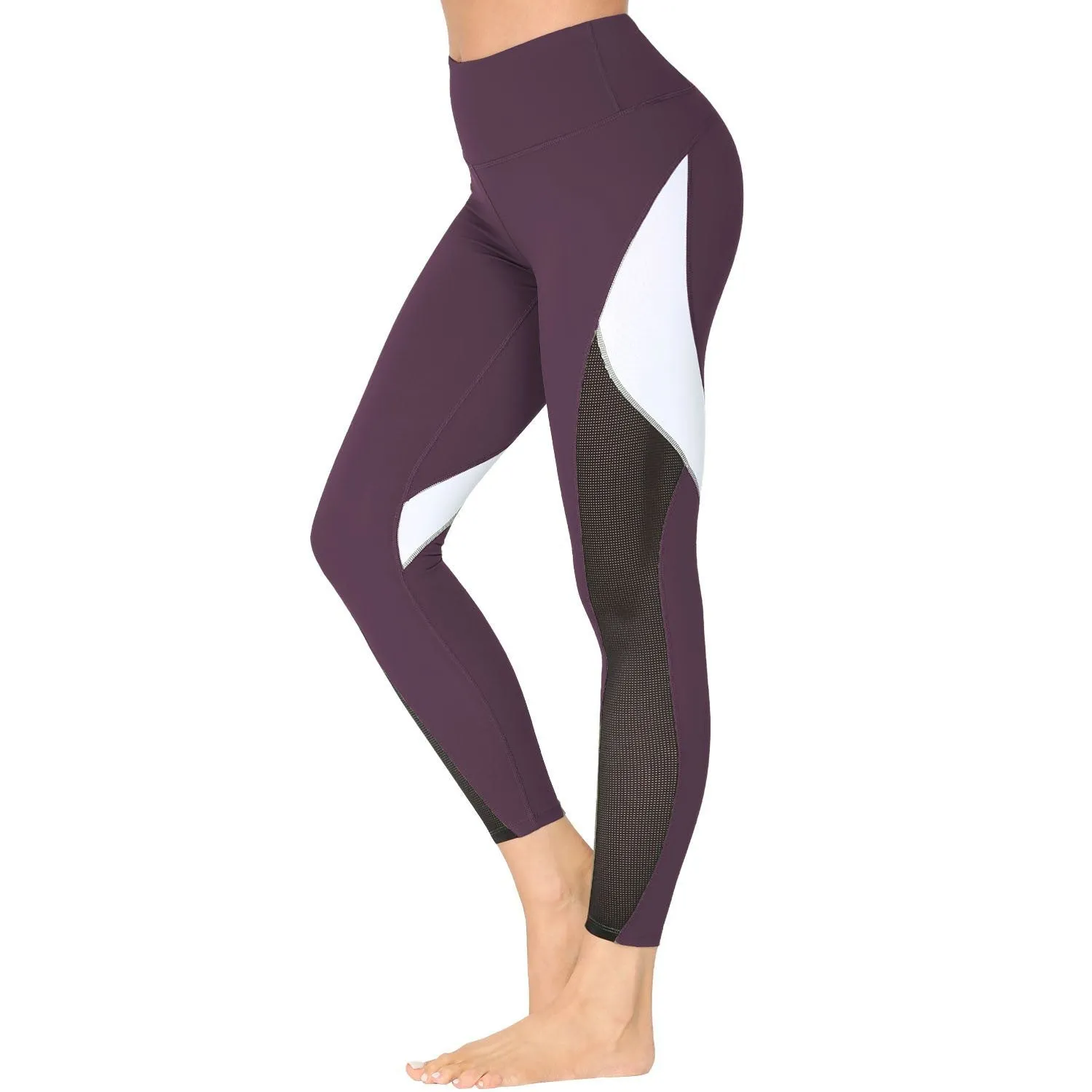 Blocking Mesh Color Leggings