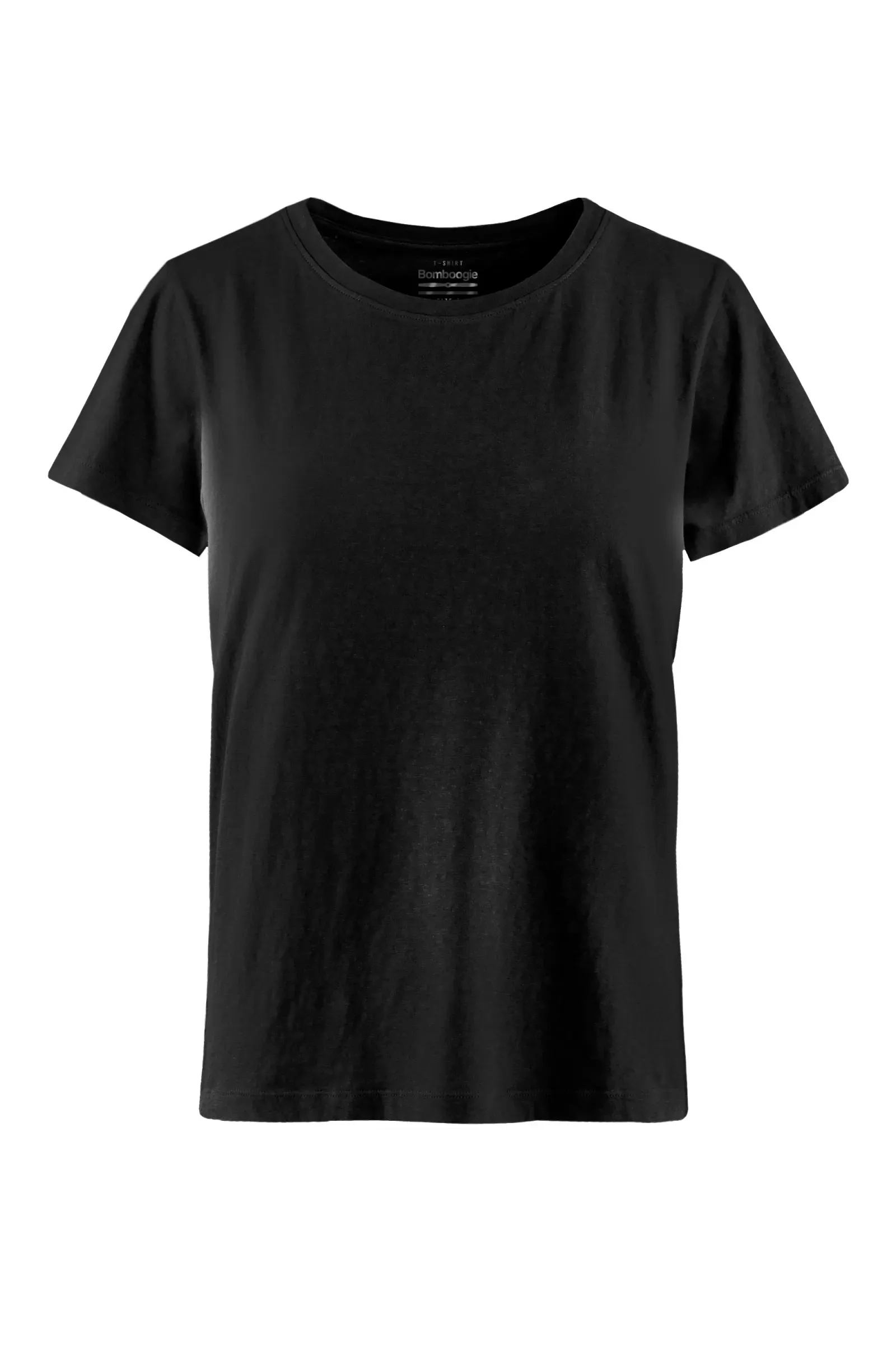 Bomboogie women's crew neck short sleeve t-shirt TW7357TJSNS 90 black