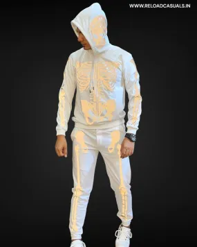 Bright Skeleton Full Reflective Track Suit Combo