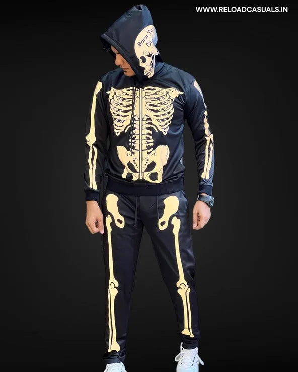 Bright Skeleton Full Reflective Track Suit Combo