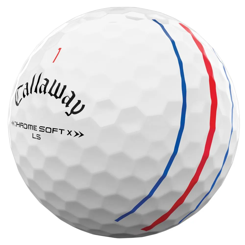 Callaway Chrome Soft X LS Triple Track '22 Golf Balls - Dozen