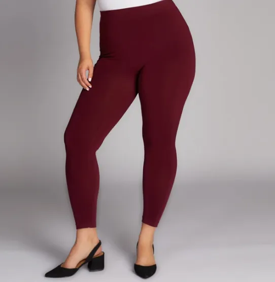 C'est Moi leggings, bamboo full-length PLUS Size (7 colors)