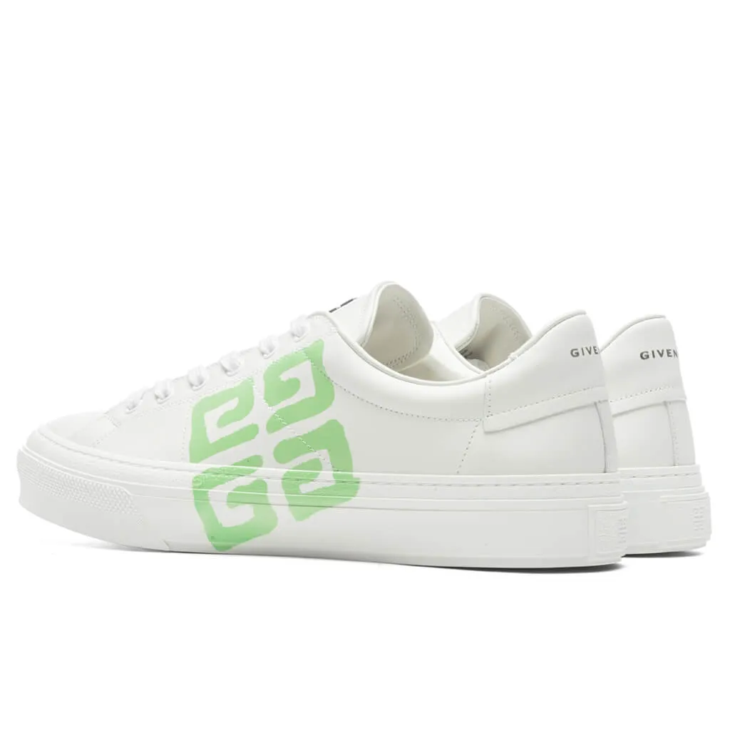 City Sport Sneakers - White/Mint Green