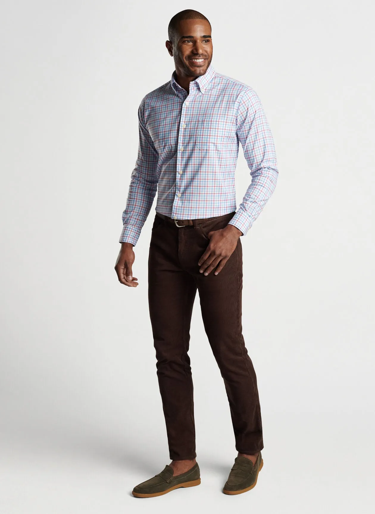 Cutler Cotton-Stretch Sport Shirt