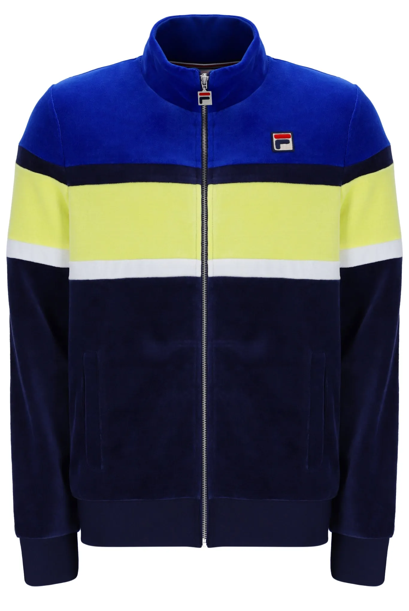 Decker Colour Blocked Velour Track Top