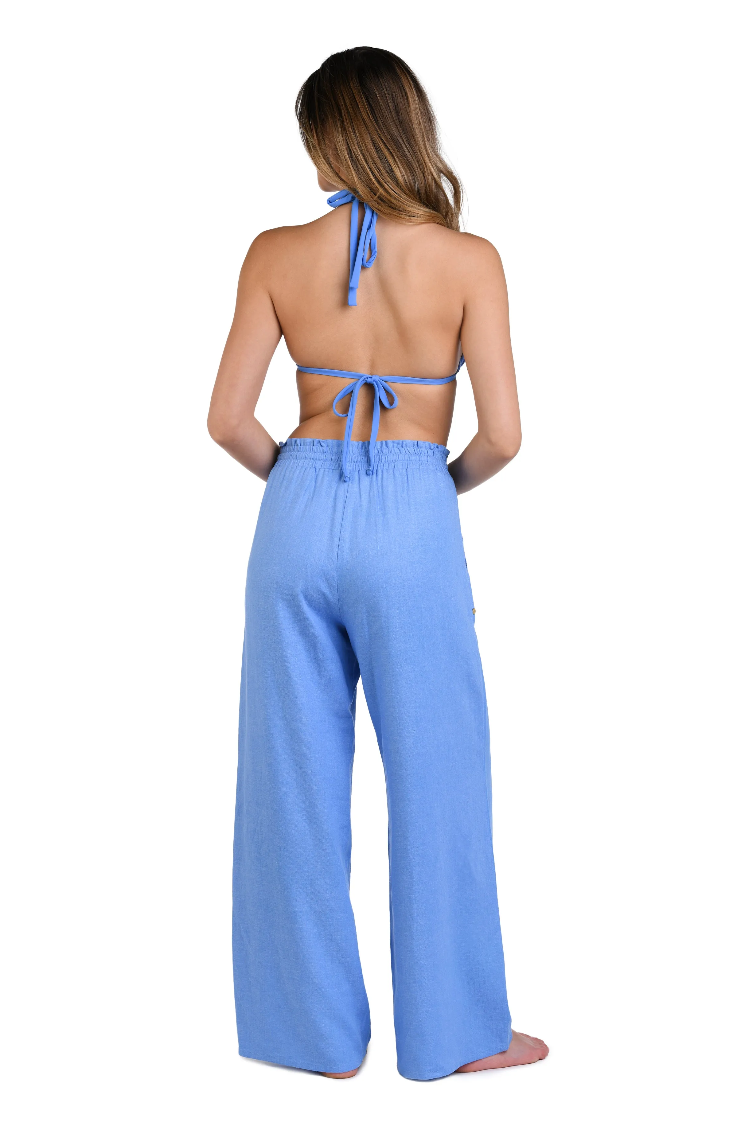 Delphine Coast Palazzo Pant Cover Up