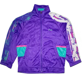 FILA 90s Embroidered Small Logo Crazy Trackjacket (XL)