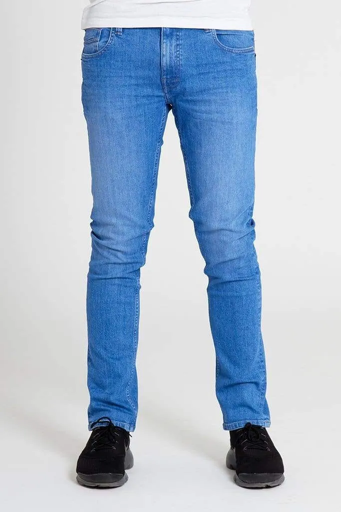 GAMMA Slim Fit Jeans In Intense Blue Wash