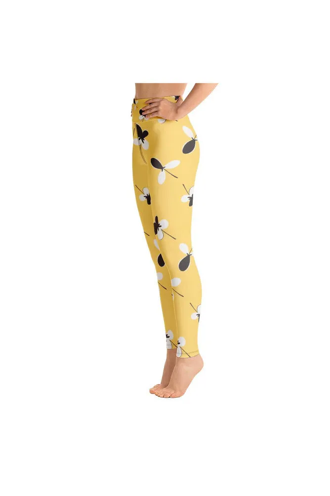 Golden Meadow Yoga Leggings