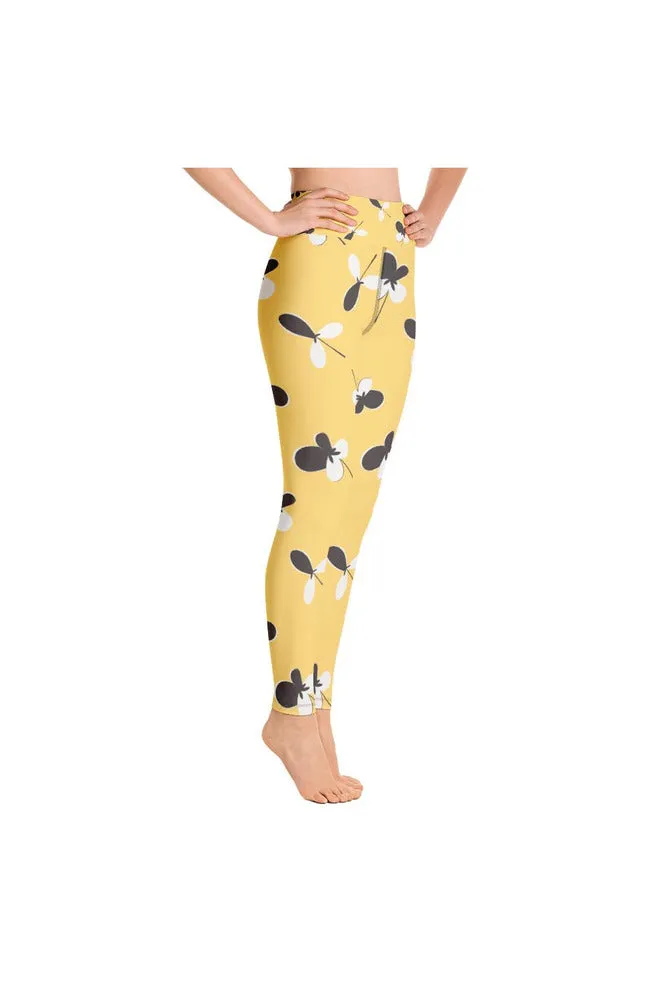 Golden Meadow Yoga Leggings