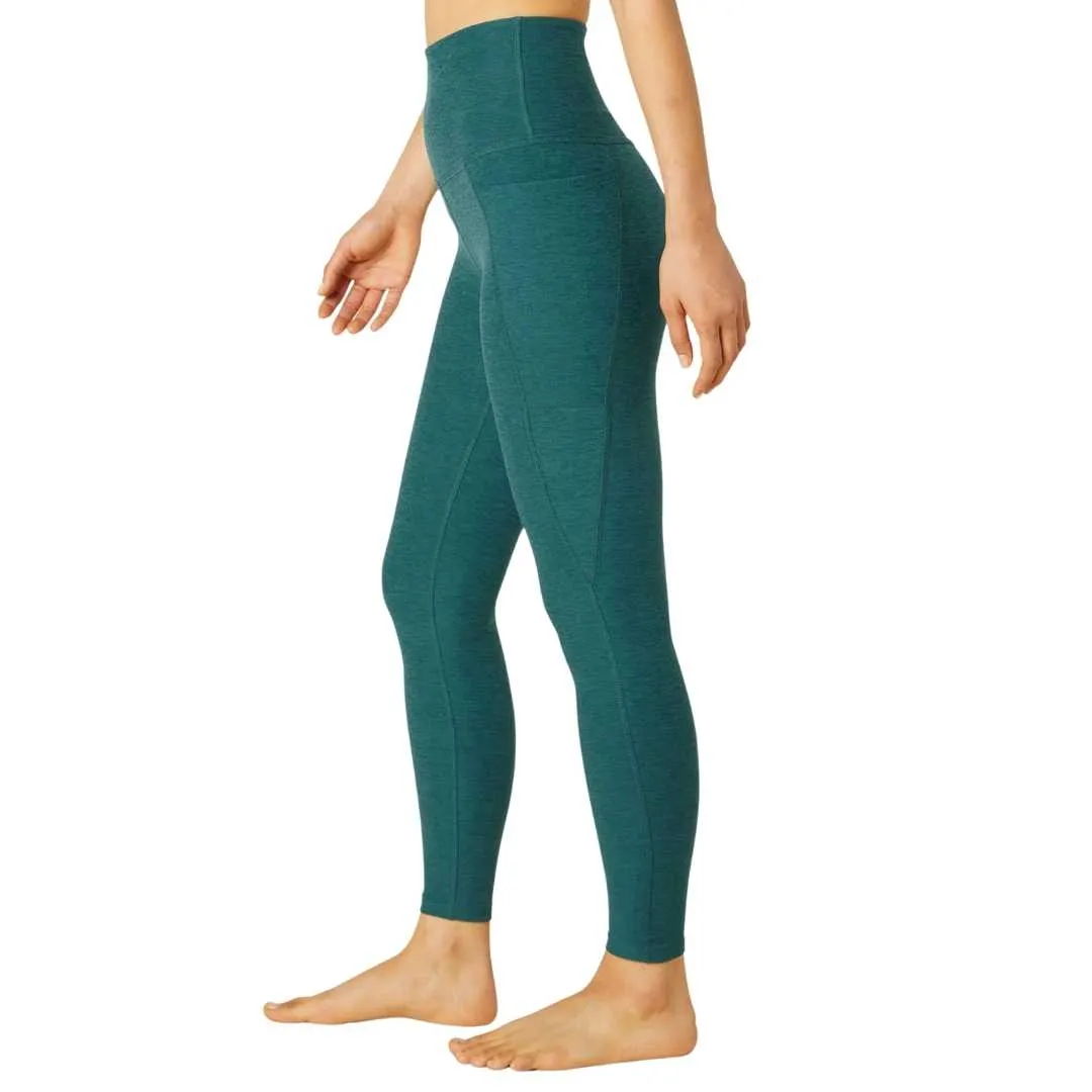 HIGH WAISTED MIDI LEGGINGS DEEP SEA XXSMALL