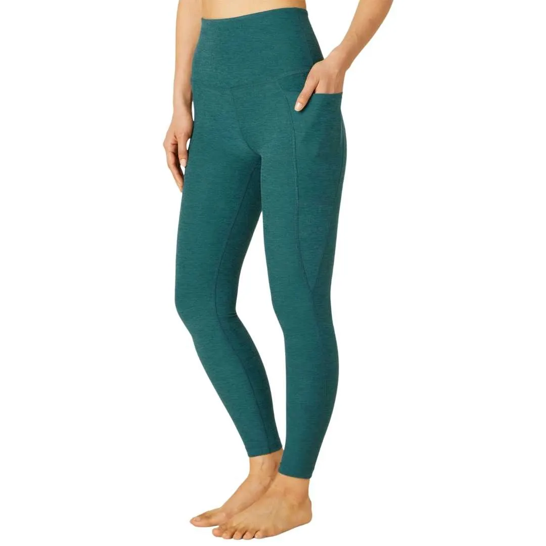 HIGH WAISTED MIDI LEGGINGS DEEP SEA XXSMALL