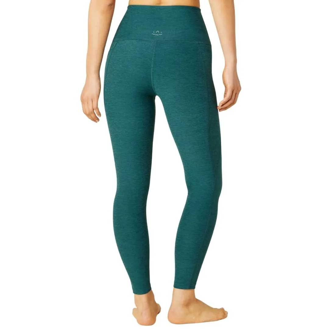 HIGH WAISTED MIDI LEGGINGS DEEP SEA XXSMALL