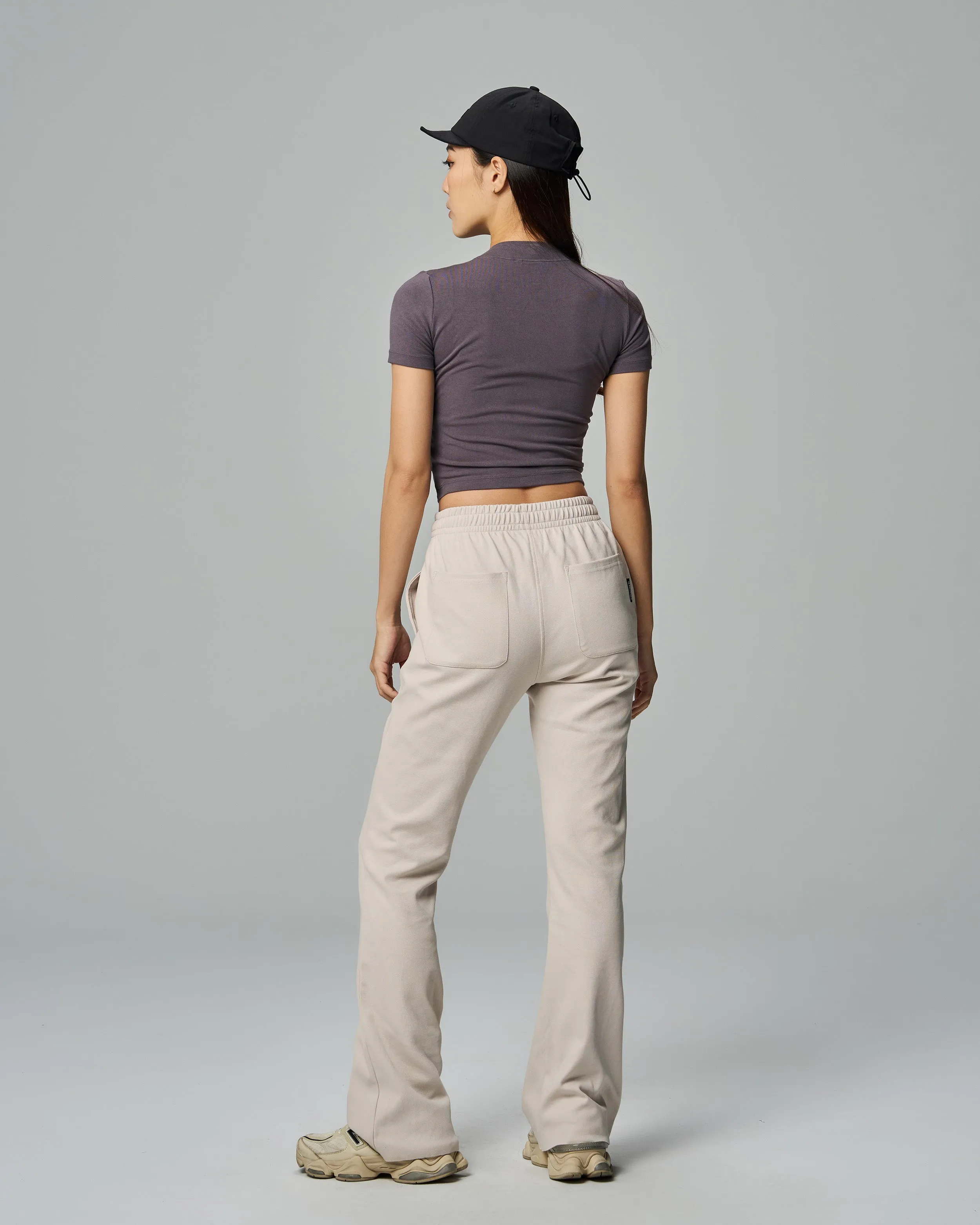 High-Waisted Raw Cut Pant