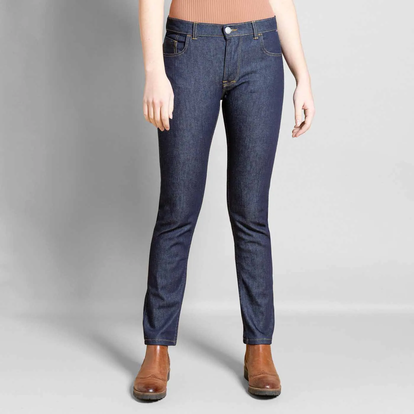 Jeans Helene confort bleu taille standard coupe slim