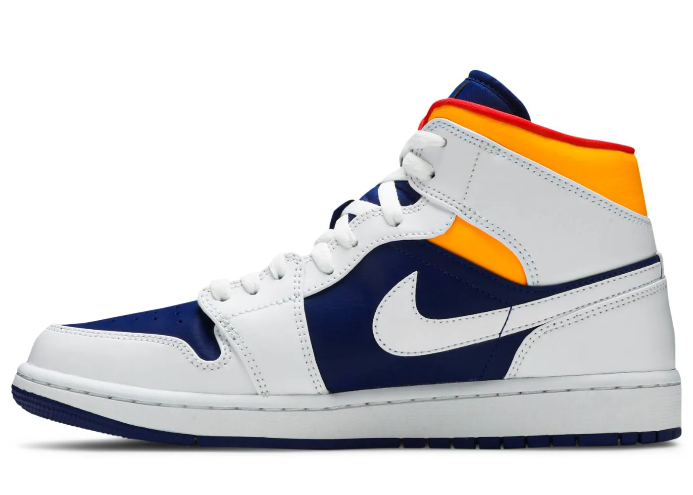 Jordan 1 Mid Royal Blue Laser Orange