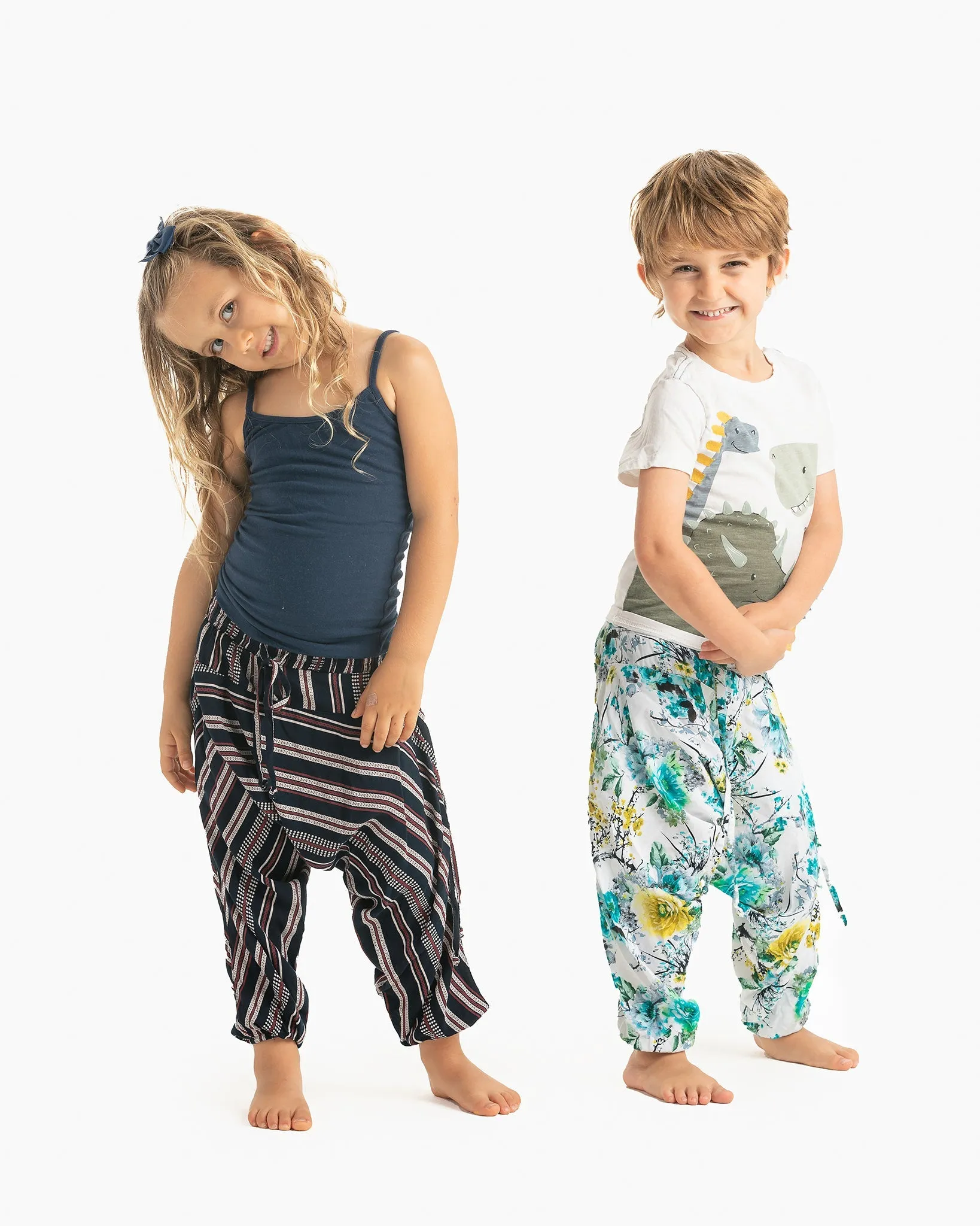 Kids Flower Harem Pants