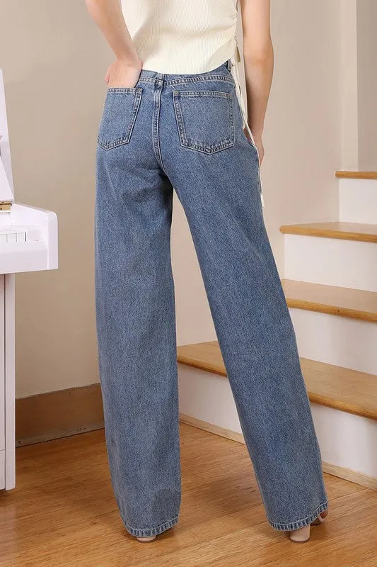 Light Denim Mom Jeans