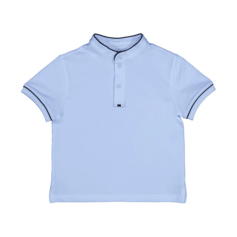 Mayoral Mini Polo with Mandarin Collar_ 3102