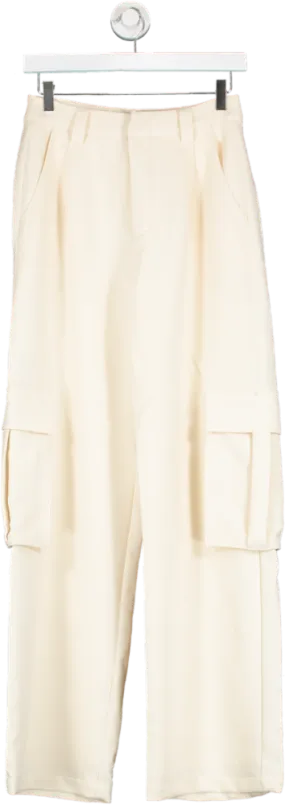 ME EM Cream Willa Cargo Pant UK 8