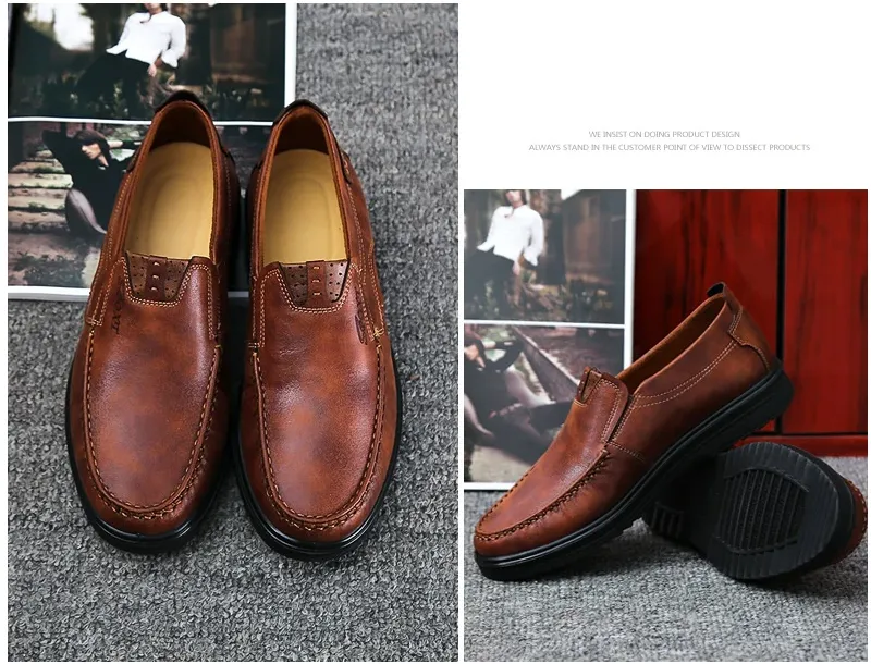 Men's Casual Leather Loafers