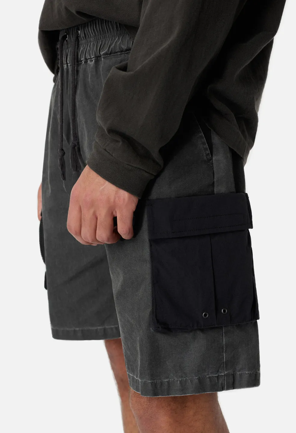 Miramar Tactical Cargo Shorts / Black