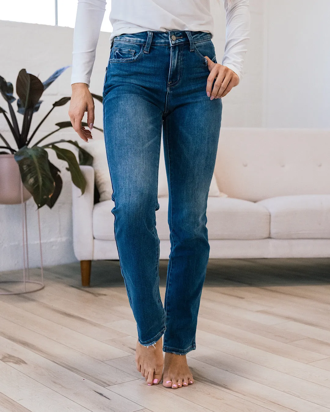 NEW! Vervet All I Need Non Distressed Straight Jeans