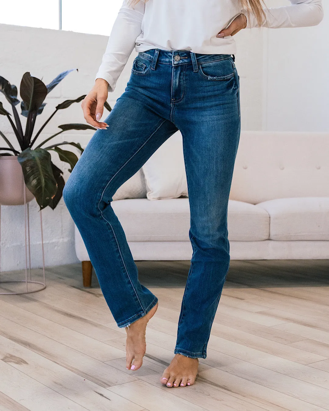 NEW! Vervet All I Need Non Distressed Straight Jeans