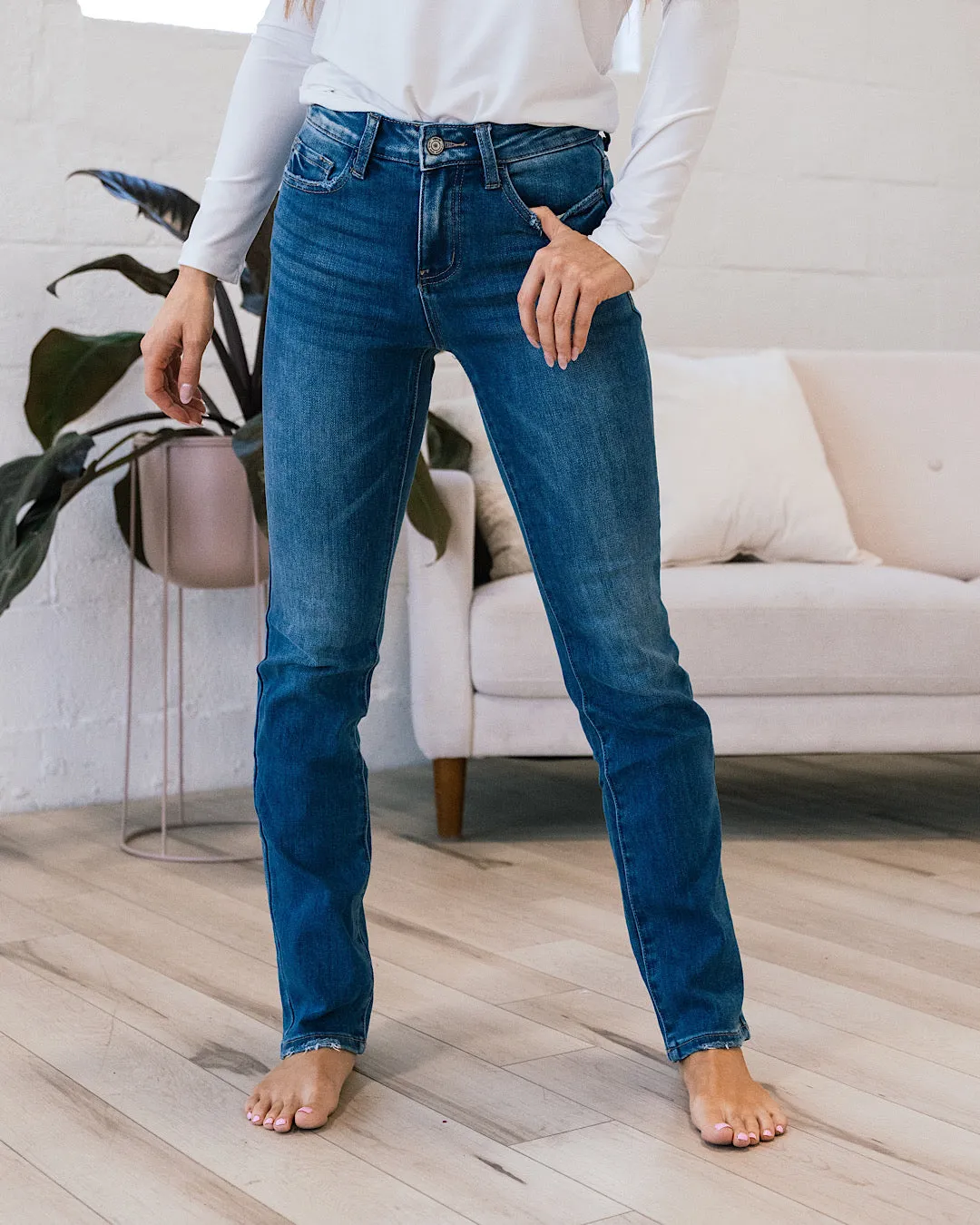 NEW! Vervet All I Need Non Distressed Straight Jeans