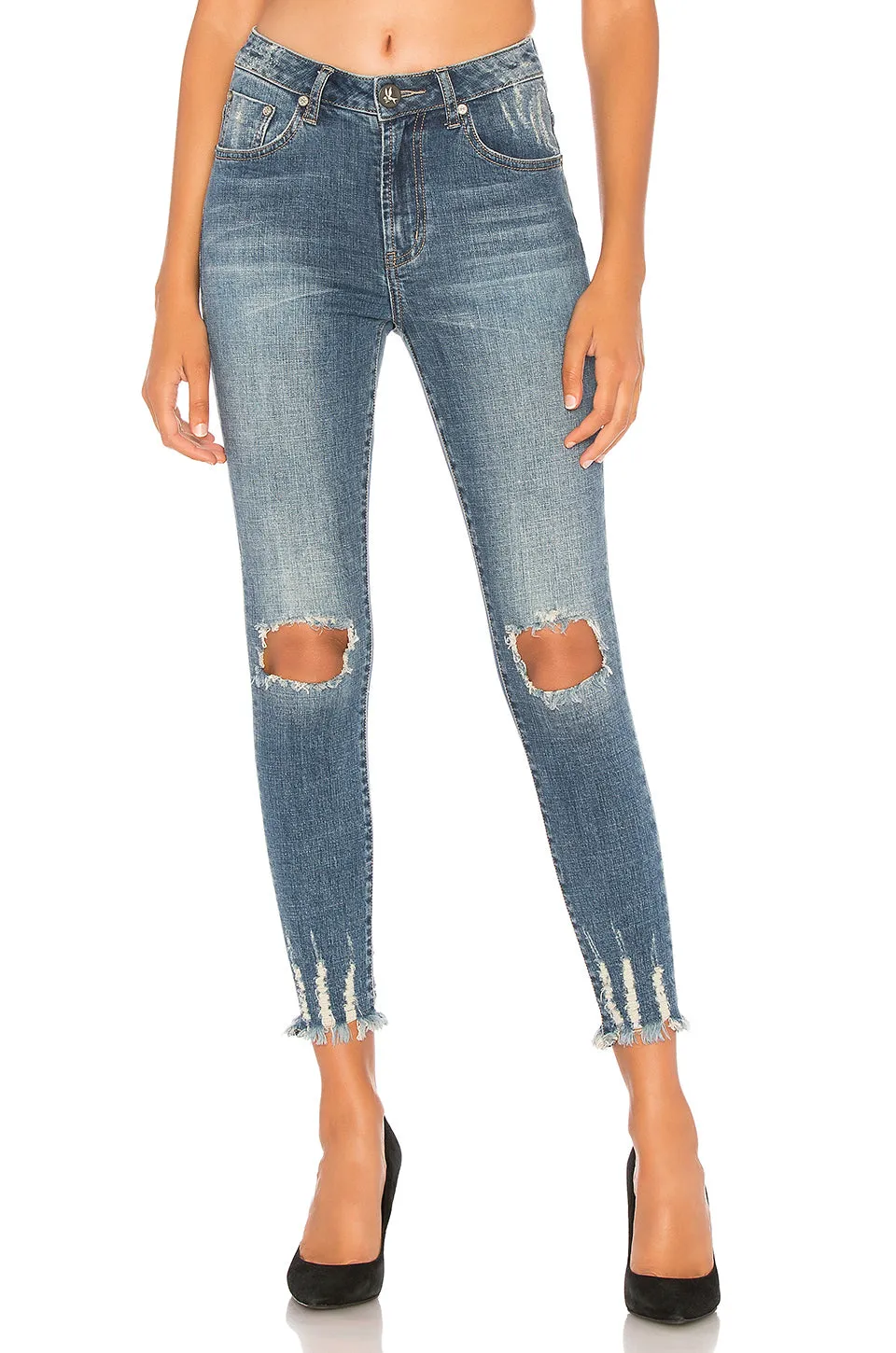 One Teaspoon High Waist Freebirds Jeans Oxford