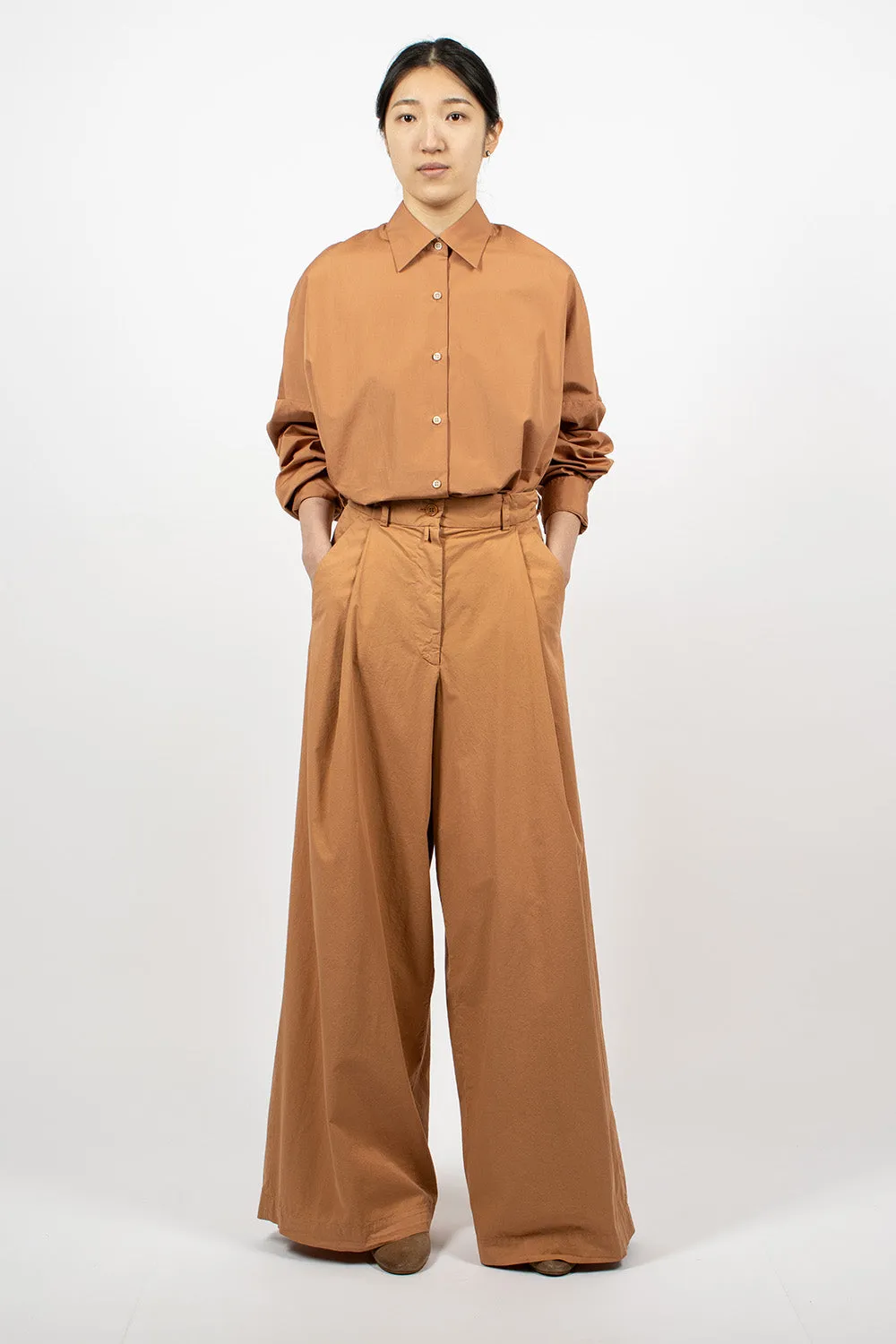 Oversized Suit Trouser Rust