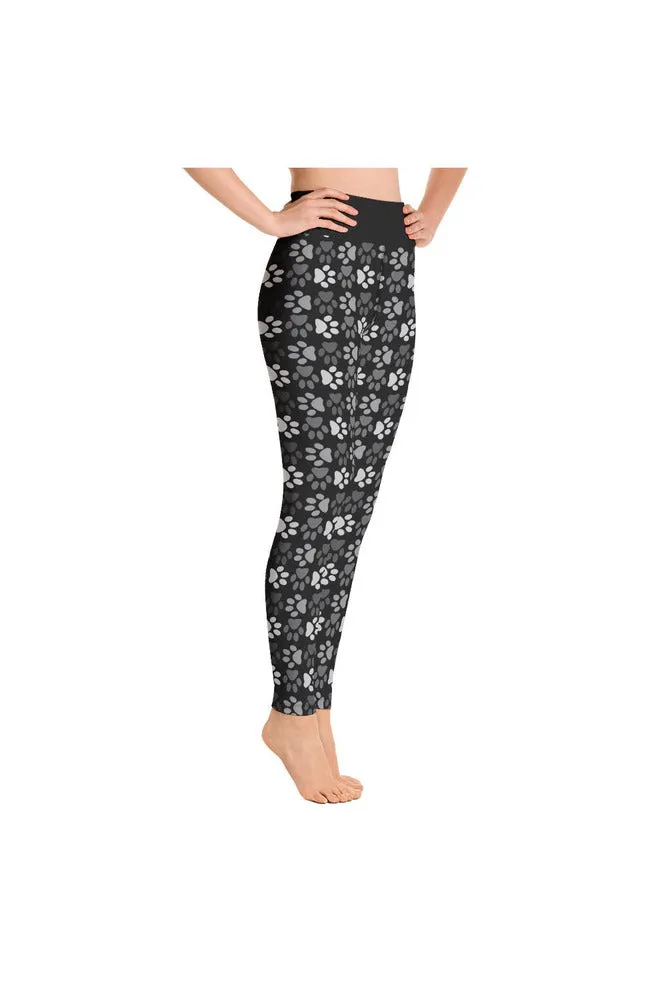 Paw Print Pattern Yoga Leggings