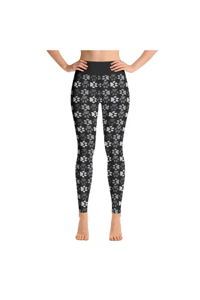 Paw Print Pattern Yoga Leggings